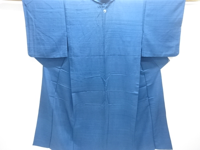 JAPANESE KIMONO / ANTIQUE HITOE KIMONO / SILK / FUSHI TSUMUGI / SINGLE CREST